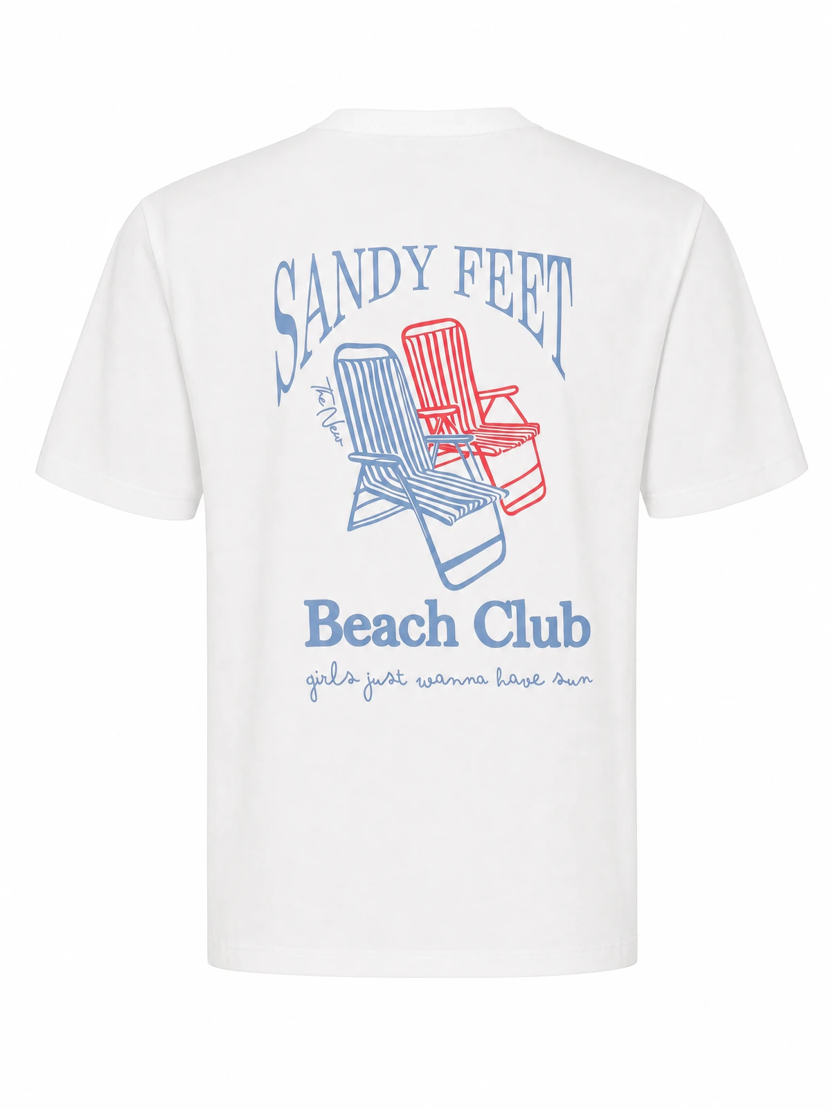 Back of T-shirt as packshot