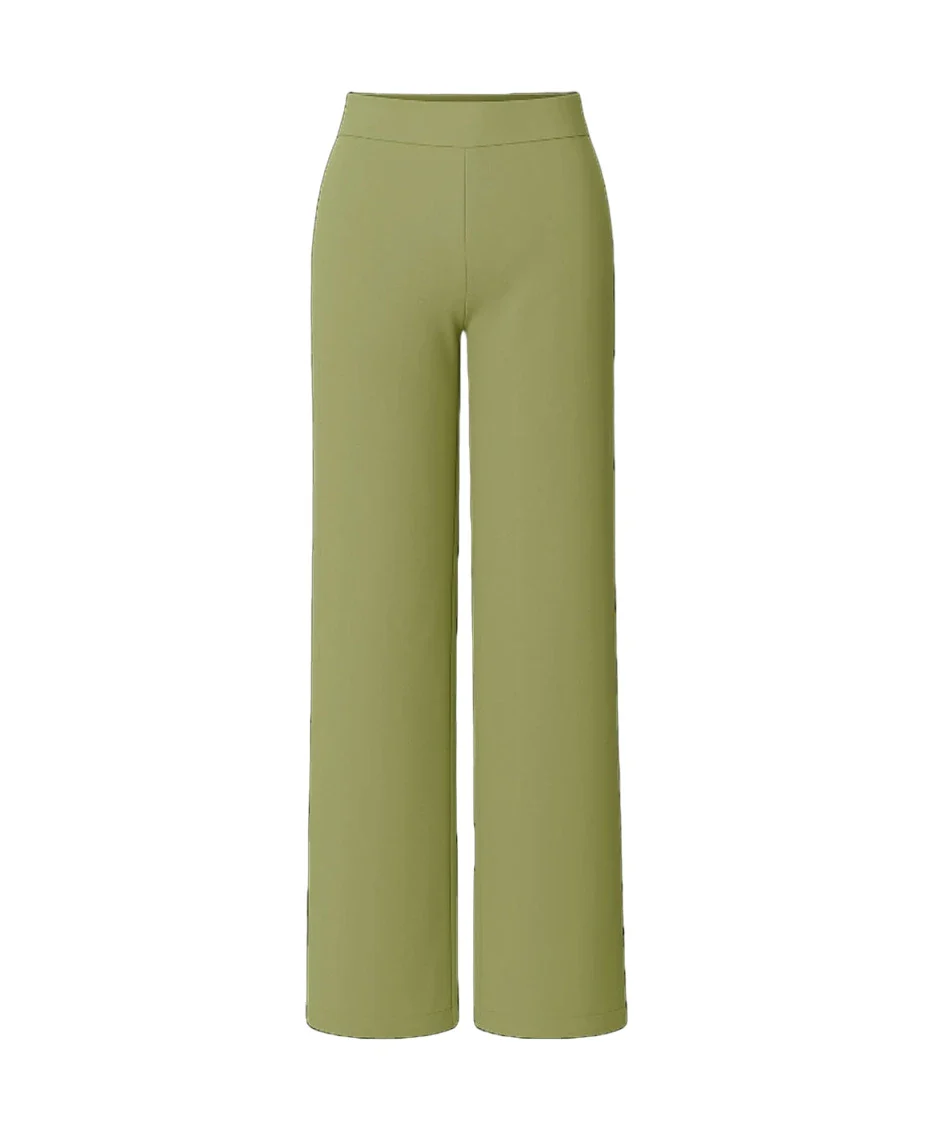 Olive green trousers as packshot