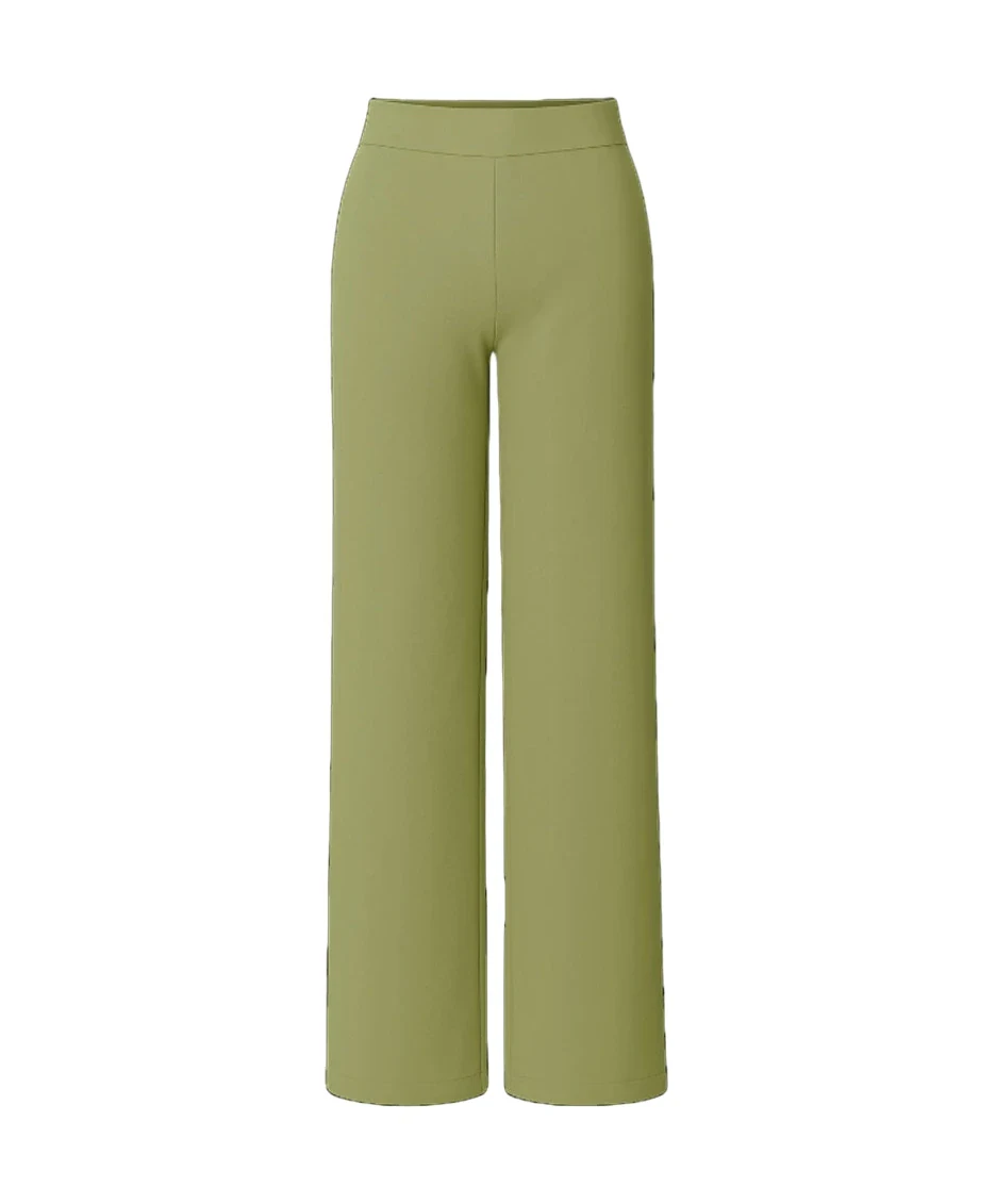 Olive green trousers as packshot
